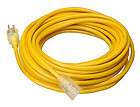   Grade 12/3 100 Foot Extension Cord with Lighted Ends 02589ME