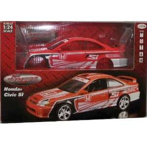  870002 1/24 Super Tuner Honda Civic Si Red Mtl Toys 
