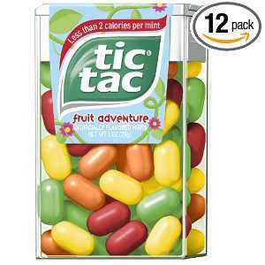 Tic Tac Fruit Adventure, 1 Ounce (Pack Grocery & Gourmet Food