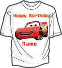 Cars Disney Personalized Party Favor Kids T Shirt