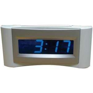  EQUITY 40010 Insta Set 0.9 Alarm Clock with Blue LCD 