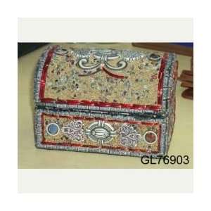  Decorative Colorful Handcrafted Jewelry Box REDGL76903 