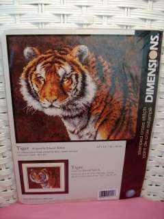 Tiger Stamped Cross Stitch Kit  
