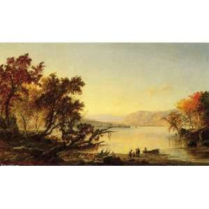   Francis Cropsey   32 x 18 inches   Autumn Landscape