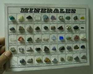 PERU set 50 Rock / stones and Mineral Collection  