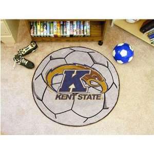 Kent Golden Flashes NCAA Soccer Ball Round Floor Mat (29)  