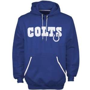  Indianapolis Colts Royal Blue Charged Hoody Sweatshirt 