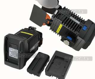 Pro 6 LED 5010 Video Light F CANON NIKON Sony JVC SANYO camcorder w 