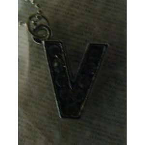  Letter Pendant Necklace (V) from Thailand 