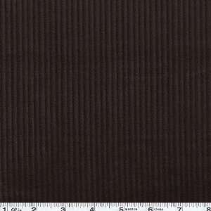 58 Wide DeBall 6 Wale Corduroy Chocolate Brown Fabric By 