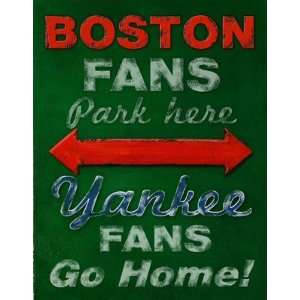  Yankee Fans Go Home by Robert Downs 20 X 16 Poster