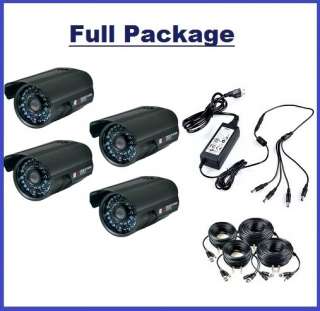 Weatherproof Night Vision Sony CCD 36IR 420 TVL Complete Security 