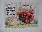 THE LOBSTER POT PRINT SYDNEY WRIGHT LOBSTER AND CONCH