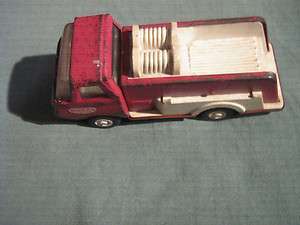 VINTAGE TONKA TIN FIRE WATER TRUCK IN RED  
