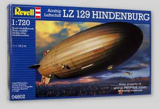 HINDENBURG LZ129 German Airship   1/720 Revell of Germany Kit #4802 
