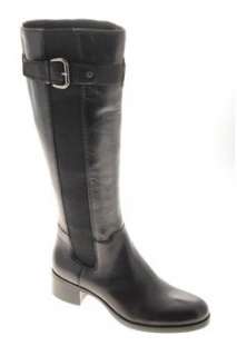 Franco Sarto June Womens Knee High Boots Black Medium Leather 7.5 