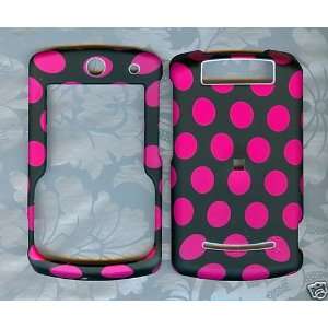  POLKA DOT MOTOROLA Q GLOBAL Q9H SNAP ON FACEPLATE COVER 