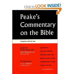  Peakes Commentary on the Bible (9780442306915) H. H 