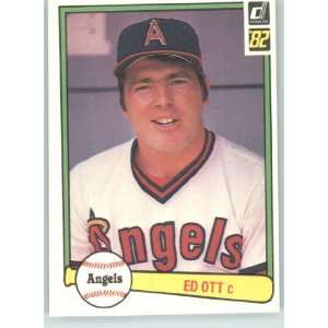  1982 Donruss #192 Ed Ott   California Angels (Baseball 