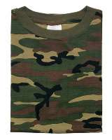 Flecktarn Camouflage Military T Shirts Army Camo Tops  