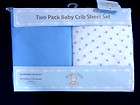 SNUGLY BABY Boys Microfiber Two Baby Crib Sheets Set NIP