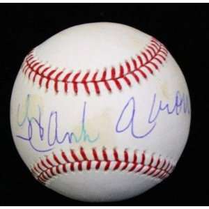 Hank Aaron Signed Baseball   Oml Psa dna #p55673   Autographed 
