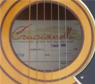 Crucianelli Jumbo 6 Italian Acoustic Guitar 1960s  