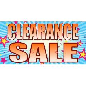  3x6 Vinyl Banner   Clearance Sale Wth Stars Everything 