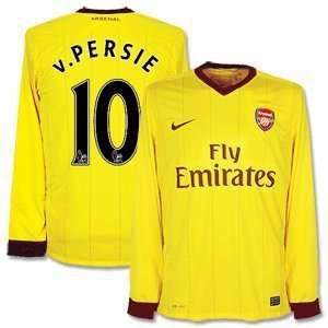    10 11 Arsenal Away L/S Jersey + v.Persie 10