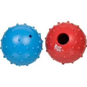   Toys 2 Solid Rubber Pimple Play Ball with Bell Dog Toy