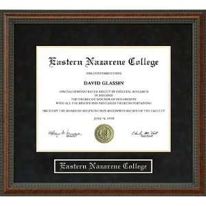  Eastern Nazarene College (ENC) Diploma Frame Sports 