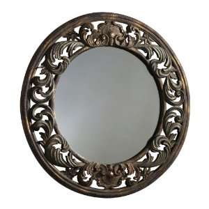  Round Brocade Mirror 01554 