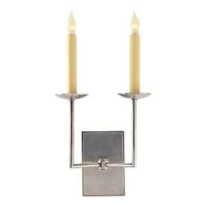  Studio Sandy Chapman Right Angle Double Sconce in Antique 