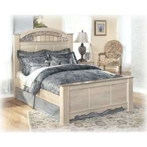   Catalina Queen Poster Bed in Champagne color Finish
