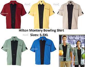Hilton Monterey Bowling Shirt HP2245 S 3XL NEW  