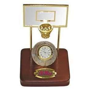   Ole Miss Crystal Basketball Clock NCAA College Athletics Sports