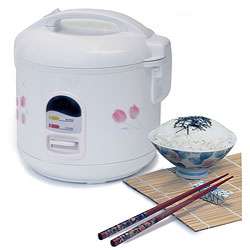 Japanese Style 5 cup Rice Cooker with Steam Rack  