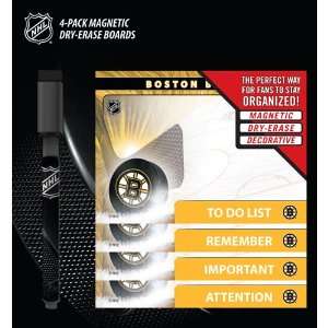  Turner Boston Bruins Magnetic To Do Notes, 4 Pack (8730260 