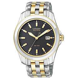 Citizen Mens Eco Drive Stainless Steel Two tone Watch  