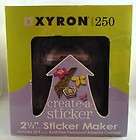   Xyron 250 CREATE A STICK​ER MACHINE With 20 ft. Permanent Adhesive