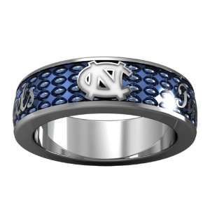  UNC Blue Enamel Ring   Size 5 Jewelry