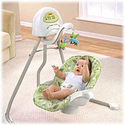 Fisher Price 2 in 1 Cradle n Swing in Scatterbug  