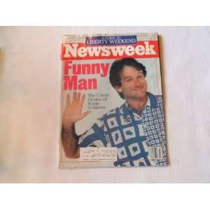 Newsweek July 7, 1986 (FUNNY MAN THE COMIC GENIUS OF ROBIN WILLIAMS 