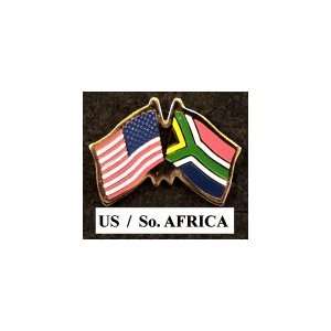  United States South Africa Friendship Lapel Pin 