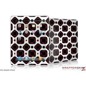  iPad Skin   Red And Black Squared by WraptorSkinz 