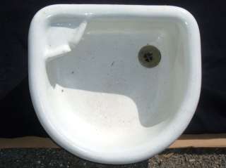 Antique Earthenware Bathroom Sink Glazed Vessel 2 of 7  