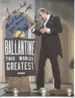 Magician Carl Ballantine collectibles (12) autographs  