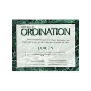 Certificate Ordination Deacon (6 Pack)