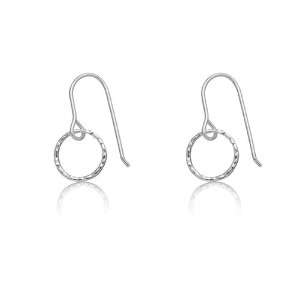  Sterling Silver Small Circle Earrings Jewelry