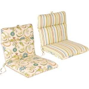 Lundsford French Edge Reversible Chair Cusion Opal  